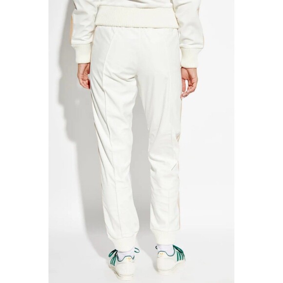 adidas Originals  Track  Pants Wonder White Sz L WMN Velvet Jogger new - Picture 15 of 15